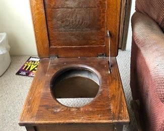 Antique Oak Potty