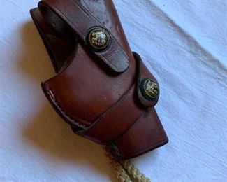 Antique revolver holster