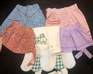 Sample of aprons
