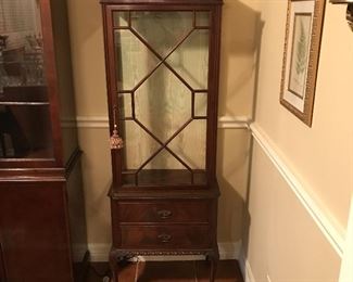 Chinese Chippendale cabinet