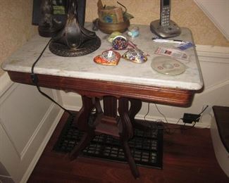 Classical Antique Marble Top Tables

