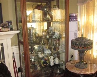 Stunning Easy Access Front Slide Lighted Display Cabinet