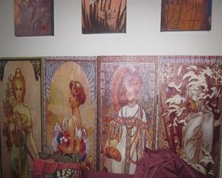 Beautiful Privacy  Room Screens Double Sided