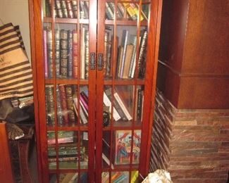 Display Cabinet & Books