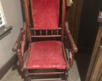 Antique Eastlake Victorian Rocking Chair