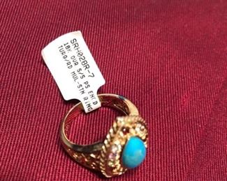 Gold over Sterling Ring