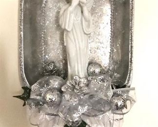 “Snow Angel” hand crafted from a vintage figurine 