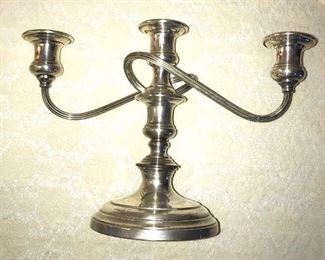Kirk and Son sterling silver candelabra