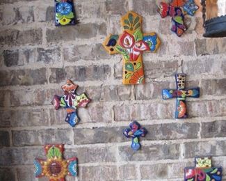 Mexican pottery wall art