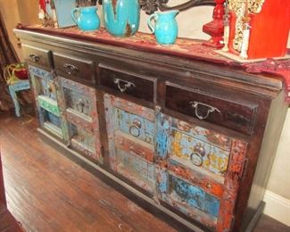 This heirloom-quality buffet is even more beautiful up-close.