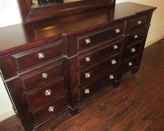 Large dresser w/ beveled mirror