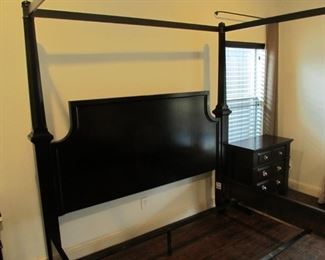 A bedroom suite fit for a king!  A 4-post canopy king.  