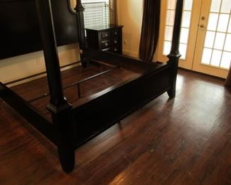 A bedroom suite fit for a king!  A 4-post canopy king.  