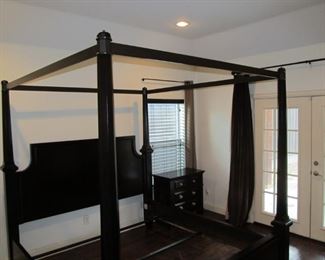 A bedroom suite fit for a king!  A 4-post canopy king.  