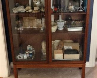 Danish Antique / Vintage Curio Cabinet