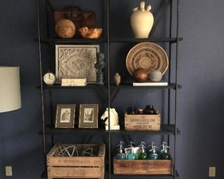 Antique & Vintage Items used as Decor including Seltzer Bottles