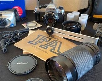 Nikon FA Camera Package W/ Nikon 50mm 1.8 35-200mm lens