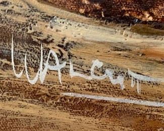 *Original* Frank Walcutt Oil Painting Elephants