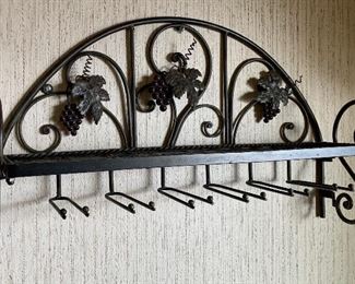 Iron Wine Glass Holder