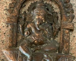 Spelter Ganesha Elephant Buddha