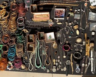 Hundreds of pieces of Costume Jewelry
