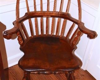 Tiger maple Windsor chair