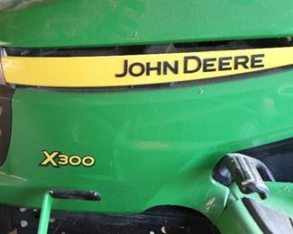 John Deere X300
