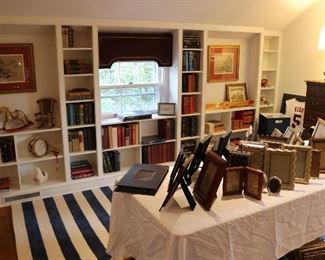 Books, frames, decor, and accesories