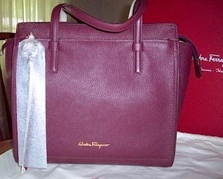 1 of several Salvatore Ferragamo handbag(s)