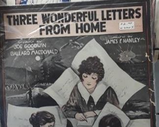 Three Wonderful Letters from home sheet music