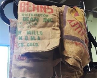 Old Coffee and Flour Bags