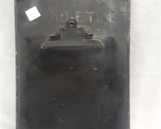 Old Safety Bulletin Clipboard