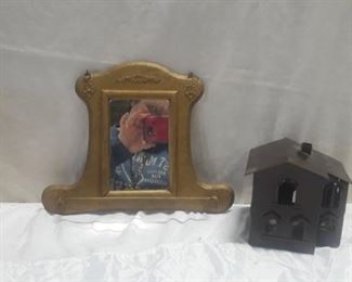 Old Metal House and Mirror