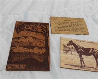 Wooden Post Cards