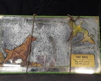 Antique Advertising Mirror 