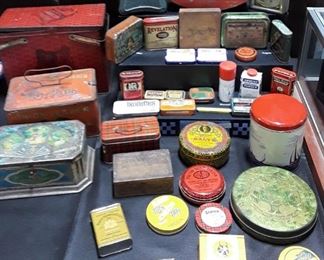 Antique and Vintage Tins 