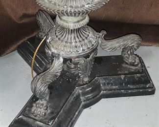 Maitland Smith Brass and Marble Floor Lamp