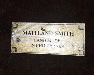 Maitland Smith Brass and Marble Floor Lamp