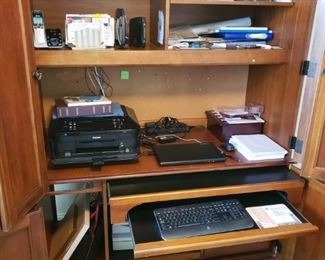 Shelf desk unit