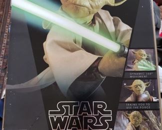 Vintage Star Wars Battery Operated Yoda- New in Box