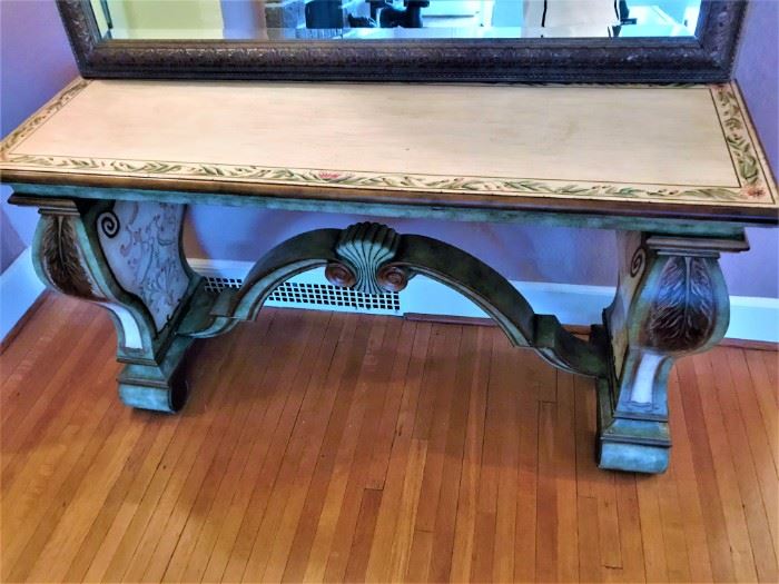 ABC Carpet Hand Painted Console Table