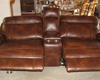 Leather Electronic Theater Sofa 