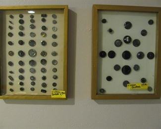 Framed Vintage Buttons