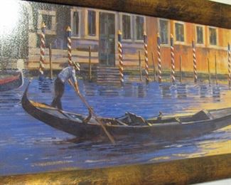 Another  Venice Italy Canal Painting - Signed