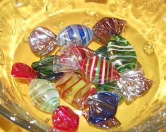 Murano Glass Candy 7 pieces