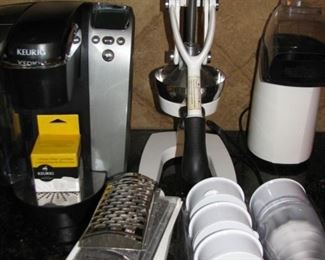 Keurig  - Citrus Juicer and other Kitchen Items