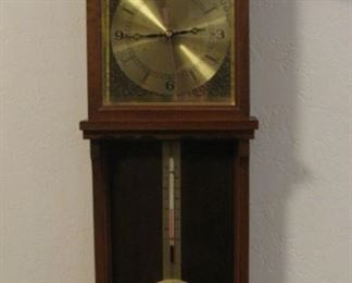 Hanging Clock with Barometer 