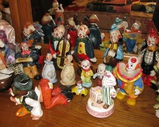 Clown Collection and Clown Music Boxes