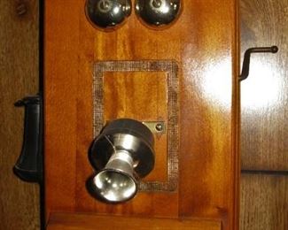 Vintage Wooden Novelty Phone Radio