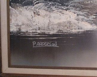 P Anderson Oil Painting on Canvas